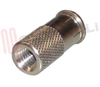 Immagine di CONNETTORE FEMMINA A VITE INNESTO RAPIDO PER CAVO D.6MM.