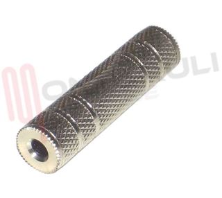 Immagine di ADATTATORE AUDIO 1 JACK FEMM 3,5MM / 1 JACK FEMM 3,5MM STERE