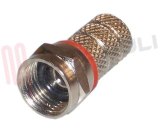 Immagine di CONNETTORE F MASCHIO A VITE PER CAVO D.5MM