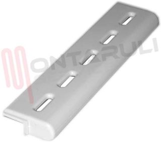 Immagine di INSERTO MANIGLIA PORTA FORNO BIANCA L=22,2CM.