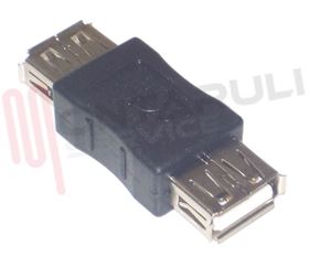 Visualizza i dettagli per ADATTATORE USB FEMMINA A USB FEMMINA NERO Immagine di ADATTATORE USB FEMMINA A USB FEMMINA NERO