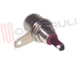 Immagine di PRESA FEMMINA RCA AUDIO DA PANNELLO ROSSO