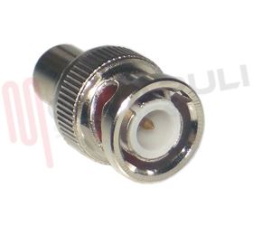 Visualizza i dettagli per ADATTATORE RCA FEMMINA / BNC MASCHIO Immagine di ADATTATORE RCA FEMMINA / BNC MASCHIO