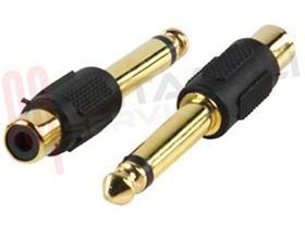 Visualizza i dettagli per ADATTATORE AUDIO 1 RCA FEMMINA / JACK MASCHIO 6,3MM MONO Immagine di ADATTATORE AUDIO 1 RCA FEMMINA / JACK MASCHIO 6,3MM MONO