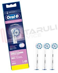 Visualizza i dettagli per SPAZZOLINI RICAMBIO ORAL-B BRAUN SENSITIVE CLEAN 3PZ Immagine di SPAZZOLINI RICAMBIO ORAL-B BRAUN SENSITIVE CLEAN 3PZ