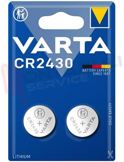 Immagine di BATTERIA 3V CR2430 LITIO BLISTER 2 PEZZI