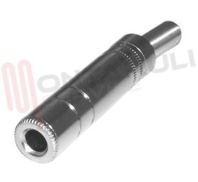 Visualizza i dettagli per PRESA JACK FEMM. 6,35MM MONO METALLO Immagine di PRESA JACK FEMM. 6,35MM MONO METALLO