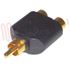 Immagine di ADATTATORE AUDIO 1 RCA MASCHIO / 2 RCA FEMMINA DORATO