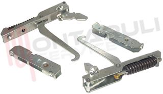 Immagine di KIT CERNIERA + PORTARULLINO PORTA FORNO GAS FIRE SMALVIC