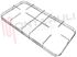 Immagine di GRIGLIA 2 FUOCHI FILO 454X245MM. CROMATO NARDI