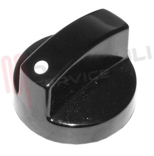 Immagine di MANOPOLA FUOCO NERA DIA.6MM. GAMBO ALTO