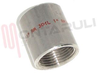 Immagine di MANICOTTO FILETTATO 1'' INOX