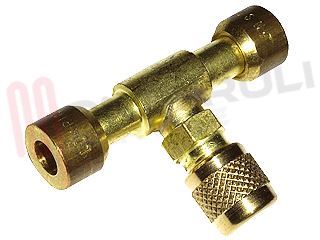 Immagine di RACCORDO LOKRING 6 NK A T OTTONE GIUNTO TUBO