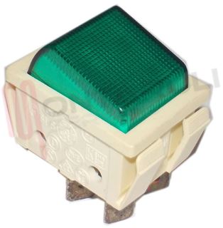 Immagine di INTERRUTTORE BIPOLARE LUMINOSO VERDE FRIGO