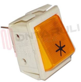 Immagine di INTERRUTTORE DEVIATORE LUMINOSO GIALLO FRIGO