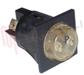 Visualizza i dettagli per PULSANTE BIPOLARE TASTO TONDO TRASPARENTE BASE QUADRA Immagine di PULSANTE BIPOLARE TASTO TONDO TRASPARENTE BASE QUADRA