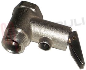 Visualizza i dettagli per VALVOLA SICUREZZA 1/2" ' RITMONIO ' CON LEVA SFIATO Immagine di VALVOLA SICUREZZA 1/2" ' RITMONIO ' CON LEVA SFIATO