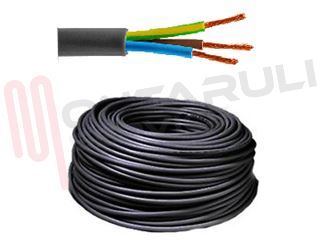 Immagine di CAVO VINILGOMMA 3X1,5MMQ NERO H05VV-F TONDO