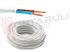 Immagine di CAVO VINILGOMMA 2X0,50MMQ BIANCO H03VV-F TONDO