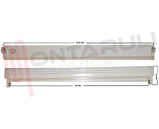 Immagine di PLAFONIERA 1X30W PRE-CABLATA SEMPLICE SMALTATA BIANCA SSE