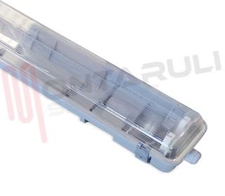 Immagine di PLAFONIERA 2X9W PER SOLI TUBI LED IP65 L=665MM.