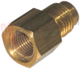 Visualizza i dettagli per RACCORDO RIDUZIONE 1/8'' NPT FEMMINA - 1/4'' SAE MASCHIO Immagine di RACCORDO RIDUZIONE 1/8'' NPT FEMMINA - 1/4'' SAE MASCHIO