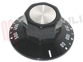 Visualizza i dettagli per MANOPOLA TERMOSTATO FORNO ELETTRICO 50-500°C Immagine di MANOPOLA TERMOSTATO FORNO ELETTRICO 50-500°C