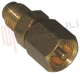 Visualizza i dettagli per RACCORDO VALVOLA RIDUZIONE FEMMINA R410/ MASCHIO R407 Immagine di RACCORDO VALVOLA RIDUZIONE FEMMINA R410/ MASCHIO R407