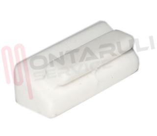 Immagine di GOMMINO PARAURTI COPERCHIO PIANO COTTURA ARISTON BIANCO
