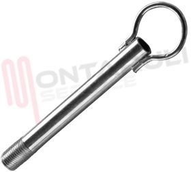 Visualizza i dettagli per TIGETTA CON GANCIO FERRO CROMATO M10X1 L=84MM. Immagine di TIGETTA CON GANCIO FERRO CROMATO M10X1 L=84MM.