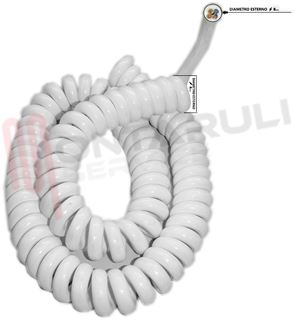 Immagine di CAVO ESTENSIBILE 4X1MMQ MT.5 BIANCO