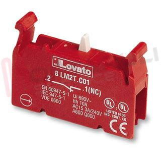 Immagine di CONTATTO AUSILIARIO NC ROSSO