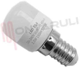 Visualizza i dettagli per LAMPADA LED PER FRIGO O MICROONDE 1,5W 5600K E14 Immagine di LAMPADA LED PER FRIGO O MICROONDE 1,5W 5600K E14