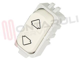 Immagine di PULSANTE 2 FRECCE BIANCO MOLVENO GL2000