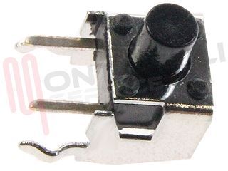 Immagine di MICROPULSANTE A SALDARE 10V 0.5A SMD 6,0X6,0X3,2MM.