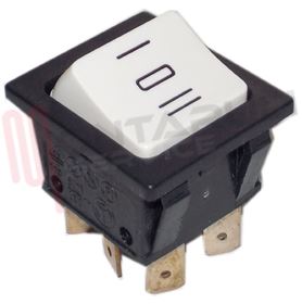 Visualizza i dettagli per COMMUTATORE BIPOLARE I-0-II TASTO BIANCO Immagine di COMMUTATORE BIPOLARE I-0-II TASTO BIANCO
