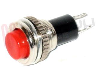 Immagine di PULSANTE MINIATURA ROTONDO ROSSO
