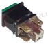 Immagine di INTERRUTTORE PUSH LUMINOSO VERDE 19X13 BIPOLARE