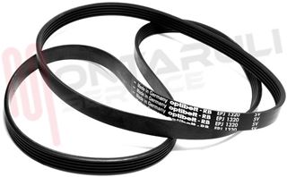 Immagine di CINGHIA RIGHI 5 LARGHI J5 1320 MIELE