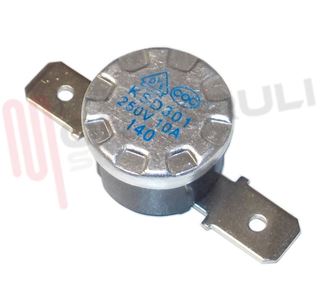 Immagine di TERMOSTATO FISSO NC 140°C KSD301 250V 10A