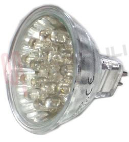 Visualizza i dettagli per LAMPADA DICROICA 18 LED MR16 120MA 12V GU5,3 BIANCO FREDDO Immagine di LAMPADA DICROICA 18 LED MR16 120MA 12V GU5,3 BIANCO FREDDO