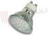 Immagine di LAMPADA DICROICA 12 LED 1,2W GU10 230V NEUTRO TRASPARENTE