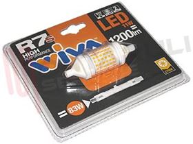 Visualizza i dettagli per LAMPADA A LED R7S 11W 3000K LUCE CALDA RESA/83W L=78MM. Immagine di LAMPADA A LED R7S 11W 3000K LUCE CALDA RESA/83W L=78MM.