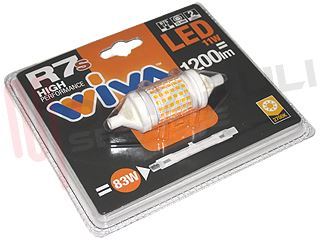 Immagine di LAMPADA A LED R7S 11W 3000K LUCE CALDA RESA/83W L=78MM.