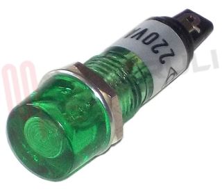 Immagine di LAMPADA SPIA A SALDARE DIA.9MM. VERDE 220V