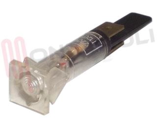 Immagine di SPIA LUMINOSA TRASPARENTE 220V DIA.10MM.TESTA QUADRA