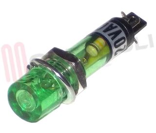 Immagine di LAMPADA SPIA A SALDARE DIA.6MM. VERDE 220V