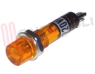 Immagine di LAMPADA SPIA A SALDARE DIA.6MM. ARANCIONE 220V