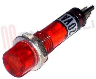 Immagine di LAMPADA SPIA A SALDARE DIA.6MM. ROSSA 220V