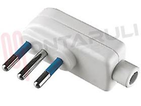 Visualizza i dettagli per SPINA SQUADRA 10A + T BIANCA CON PASSACAVO Immagine di SPINA SQUADRA 10A + T BIANCA CON PASSACAVO